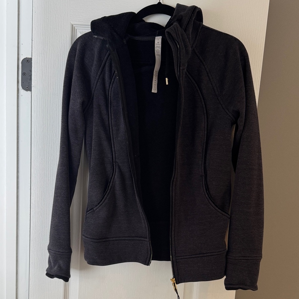lululemon athletica Charcoal Full-Zip Hoodie